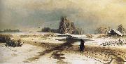 unknow artist The Thaw Sweden oil painting artist
